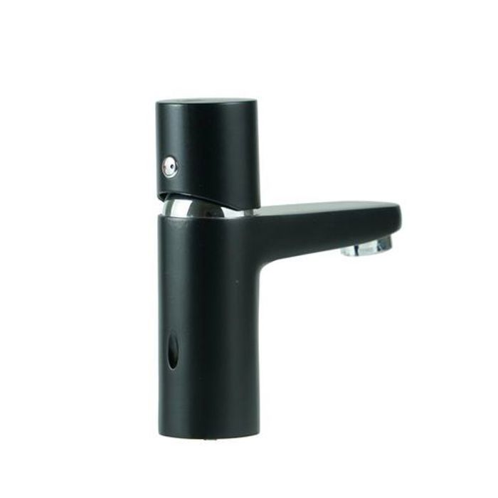 Mitigeur - Assina - Polkana Silk - Inox Noir Mat - Design Contemporain - Pour Lavabo et Vasque