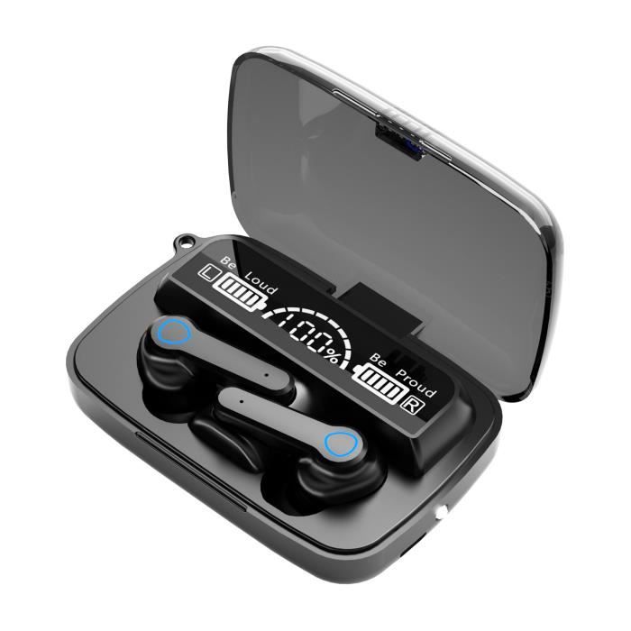 Écouteurs - OHP - M19 - Noir - Bluetooth - Réduction de bruit active