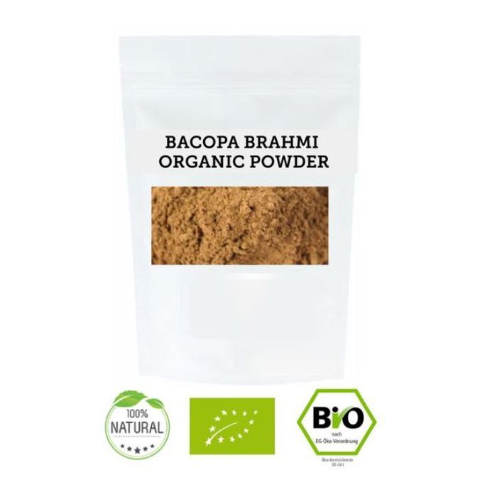 BACOPA (Brahmi) poudre bio 100g de qualité alimentaire -