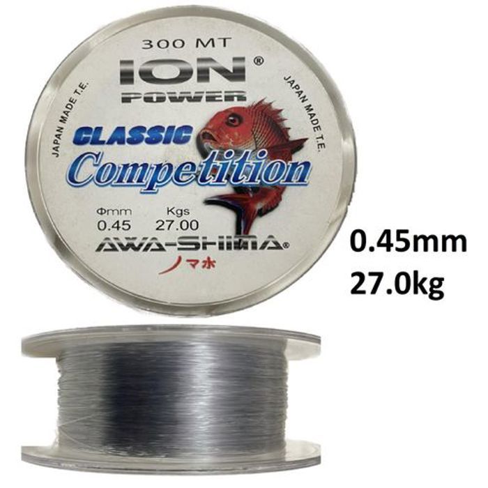 Fil de pêche - AWA-shima Classic Competition - 300m - 0.45mm - 27kg de résistance