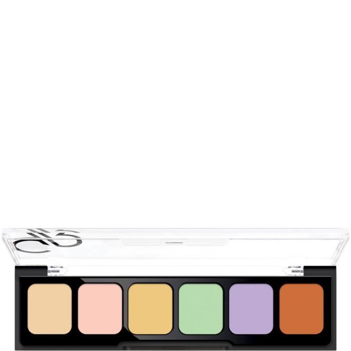 Palette Correct & Conceal - Camouflage Universelle - Anticerne - 6 Teintes - Multi-usages - Texture Crémeuse
