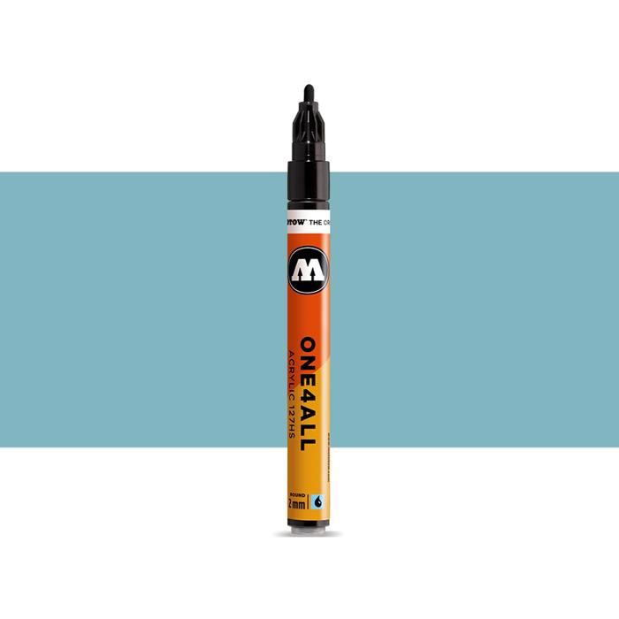 MARQUEUR PEINTURE ACRYLIQUE ONE4ALL - 2 mm - 020-Bleu Lagon Pastel-34