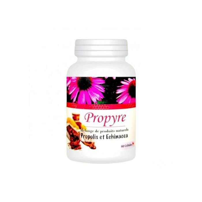 Propyre Mélange de produits naturels Echinacea et Propolis 60 gélules