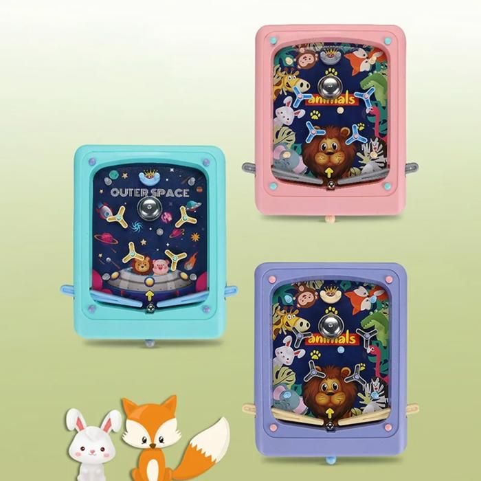 Jeux de flipper pour enfants, jouets éducatifs interactifs, jeux de société(Couleur aléatoire)