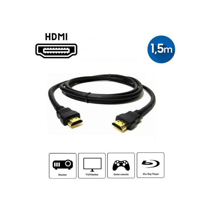 Intercable Cable HDMI 1.50m Full HD haute qualité