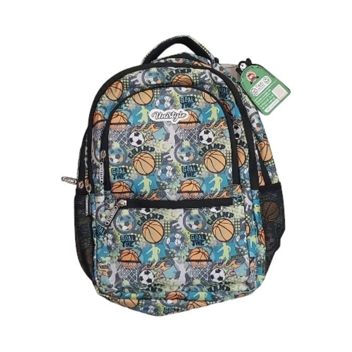 SAC A DOS 40CM 4POCHES DIFF COLORIS GARCON