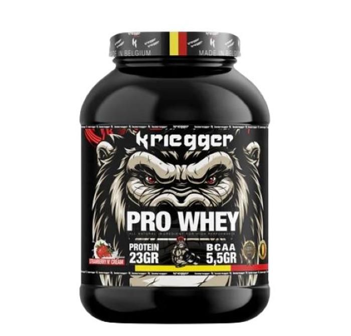 Pro whey Kriegger Strawberry n'cream - 2 kg