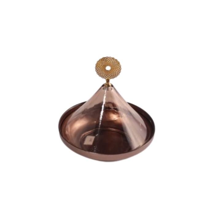 Dôme Tajine - N/A - Verre - Cuivre - Élégant - Chic
