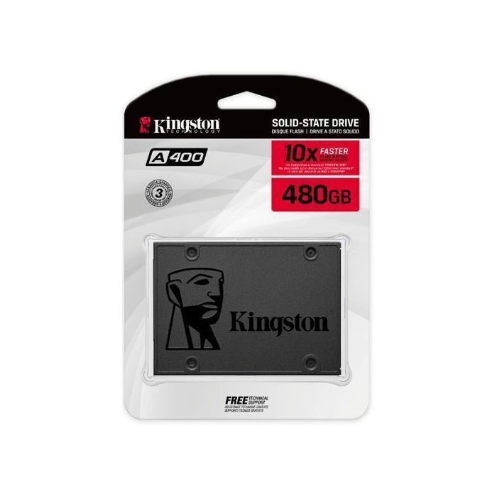 Kingston Originale SSD 480GB (2.5"SATA 3) améliore et réactivité du système