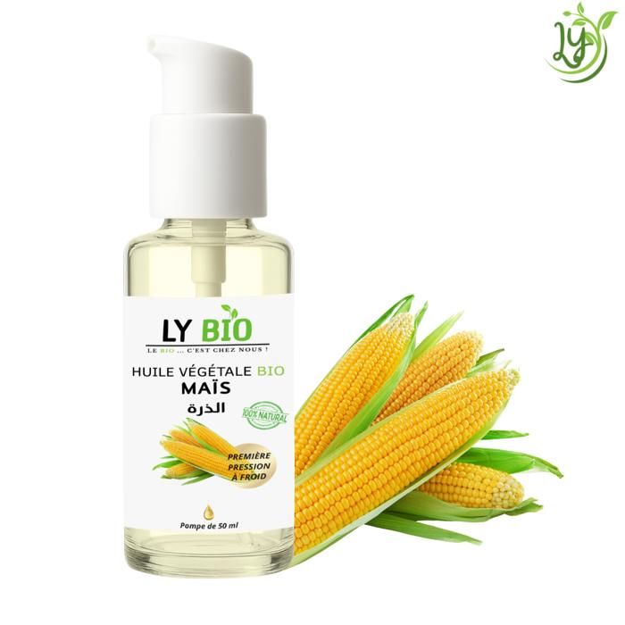 Huile - LYBIO - 50ml - Hydratant - Tous types de cheveux - Soin visage et corps