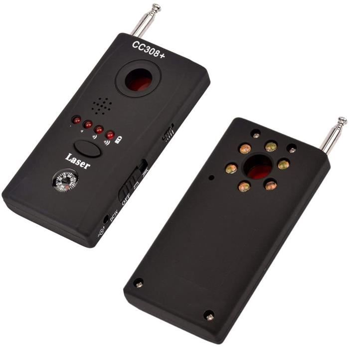 Anti-Espion Signal Détecteur Caché Caméra RF Signal Détecteur GSM Dispositif Chercheur, Noir