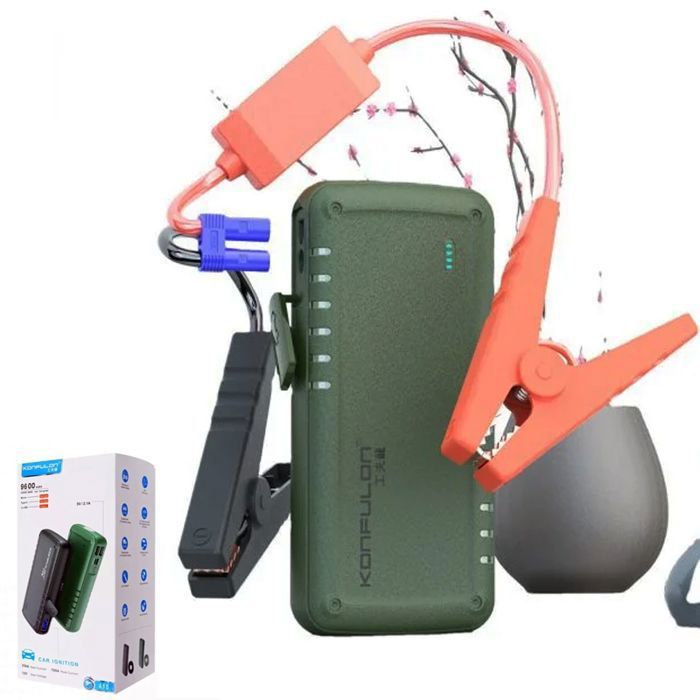 Konfulon PowerBank A15 9600mAh Allumage Démarreur d’urgence de de voiture 12V BATTERIE EXTERNE - POWER BANK POUR TELEPHONE
