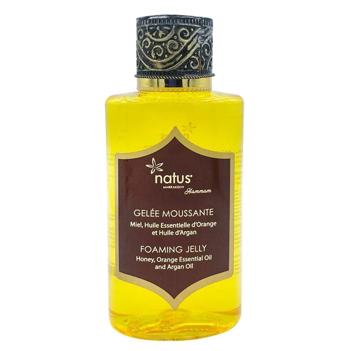Gelée moussante Miel, Huile Essentielle d'Orange et Huile d'Argan 200 ml