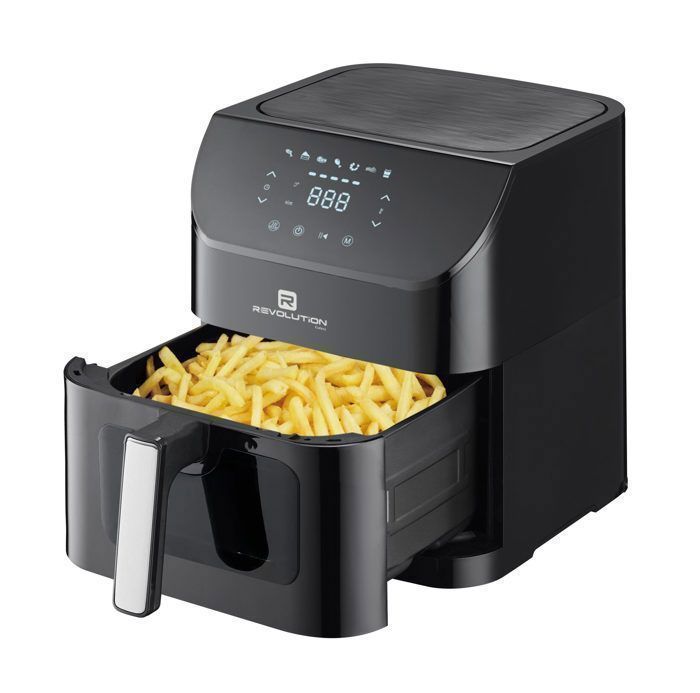 Friteuse à Air Chaud - REVOLUTION - R-AF02 - 1800W - 8L - Écran Tactile Numérique