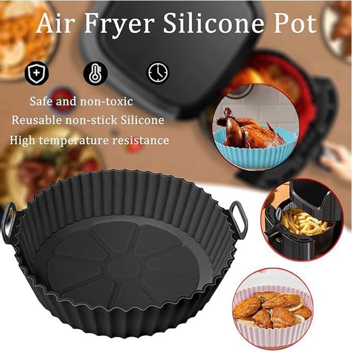 Panier épais en silicone pour friteuse à air et four