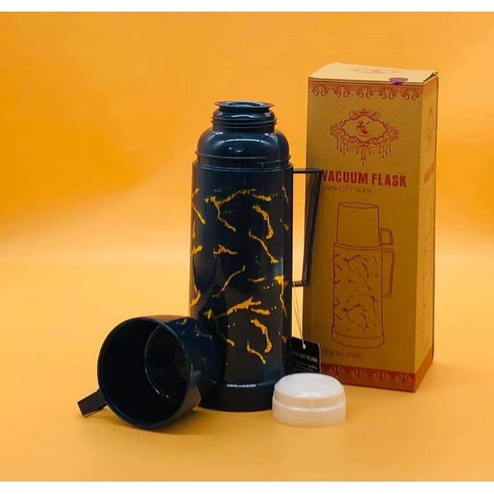 Thermos pour Boissons chaudes et froides, Bouteille Isotherme Avec tasse 0,45L