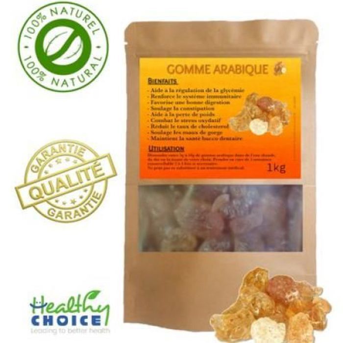 GOMME ARABIQUE hachab Immunité constipation glycémie perte de poids... 1kg