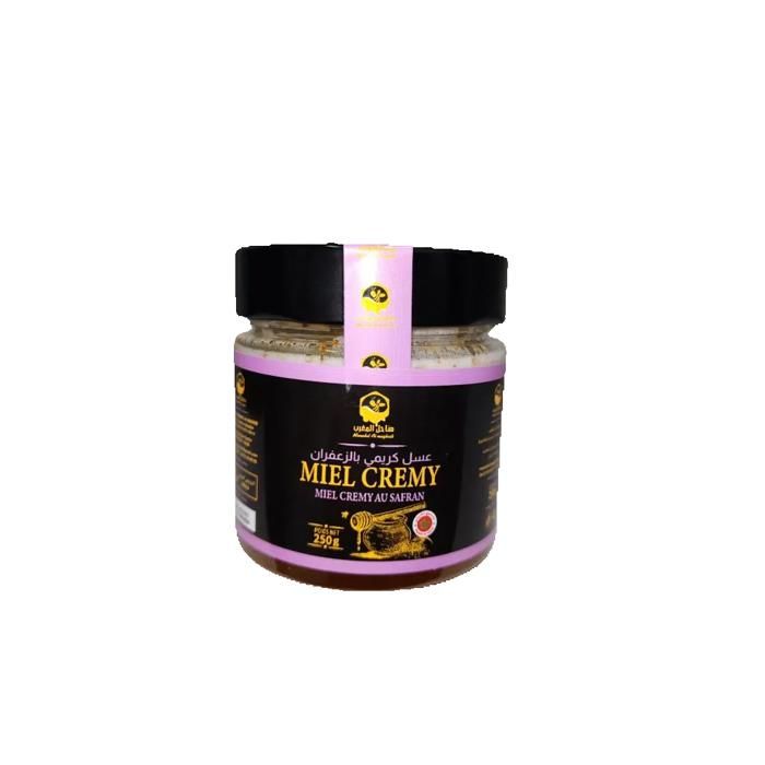 Miel creamy au safran 250g - MANAHIL AL MAGHRIB