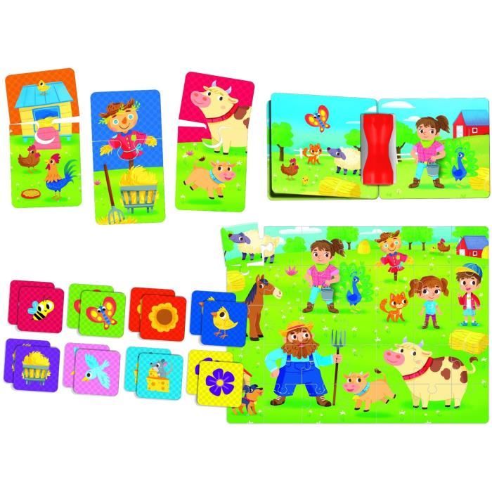 LISCIANI GIOCHI La Collection des Jeux Educatifs La Ferme Pour Enfant