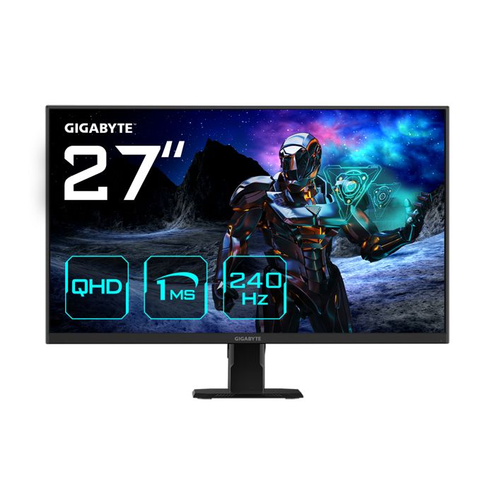 PC-skärm 27" - GIGABYTE - GS27Q X - 2.5K - 240 Hz - IPS-matris - 1 ms