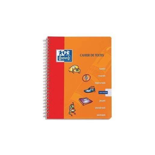 OXFORD Cahier de textes - 148 pages - 22 cm x 18 cm x 0,7 cm