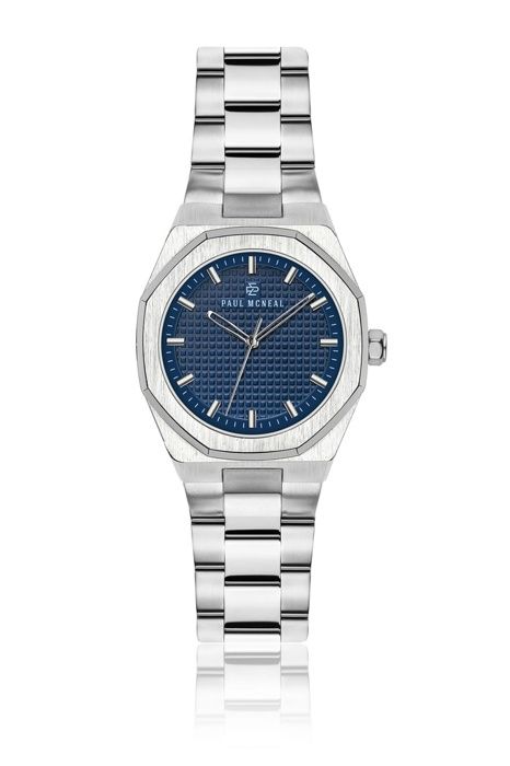 Montre - PAUL MCNEAL - Andover - Acier inoxydable - Quartz - 41 mm - Bleu