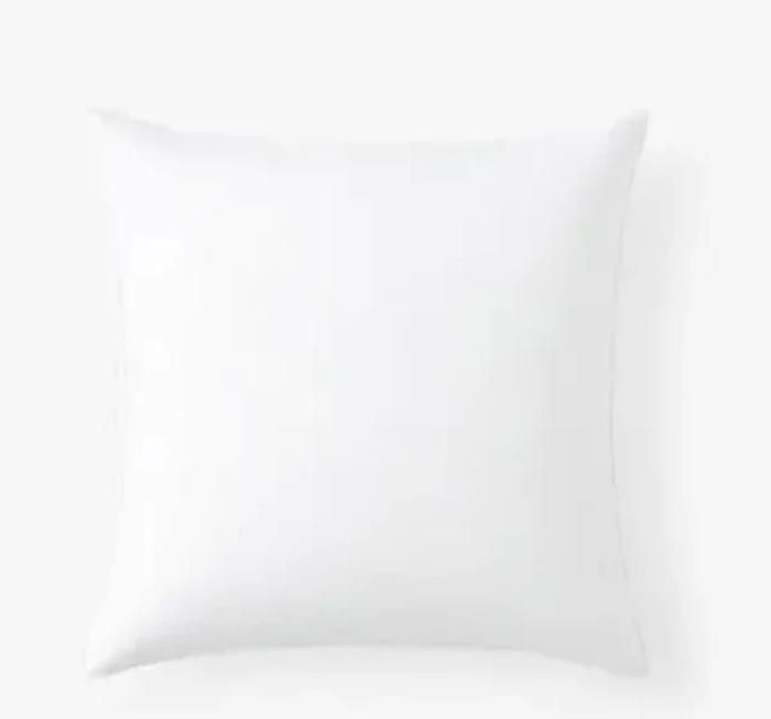 Oreiller naturel carré en duvet de canard blanc
