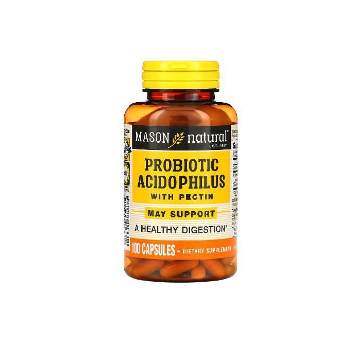 Probiotic Acidophilus avec pectine, Favorise une digestion saine 100 capsules