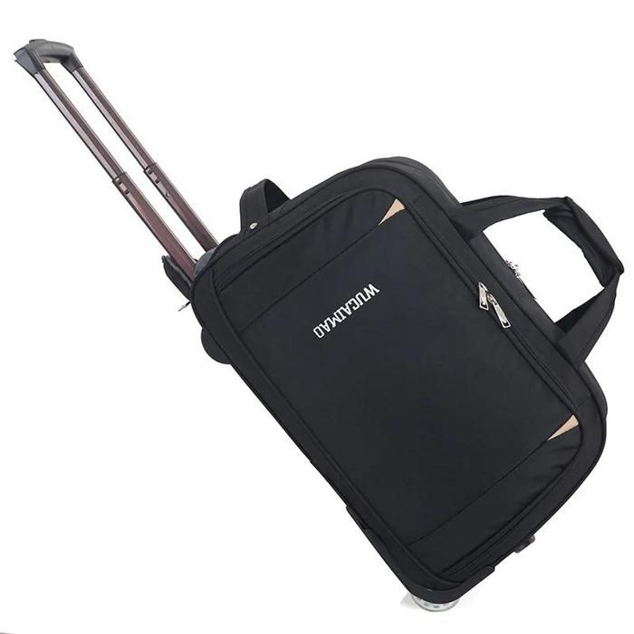 Valise de voyage, sac à main a roulettes pour rangement de vêtements Noir
