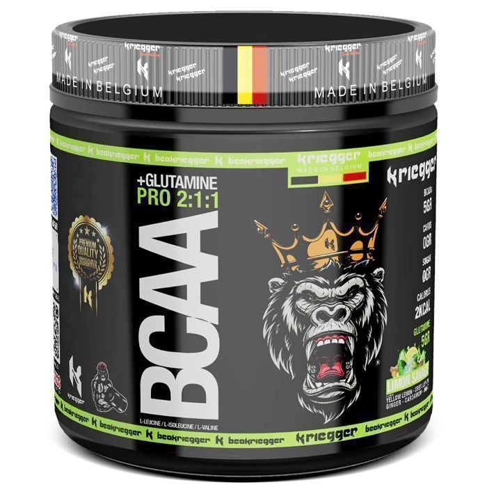 KRIEGGER - Bcaa  Pro 2:1:1 - Limon Savage +Glutamin - 300g