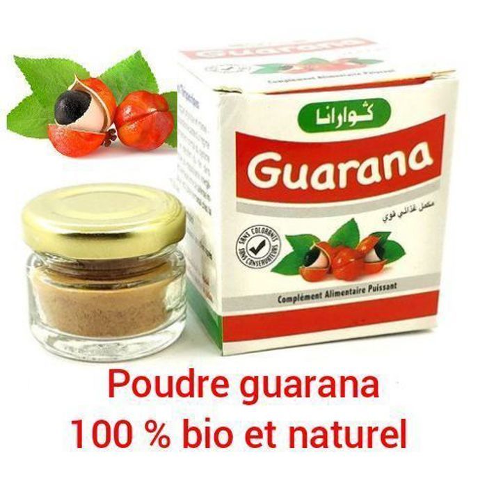 HERBO SOUSS Guarana poudre/Surmonter la fatigue équilibrée force mentale,