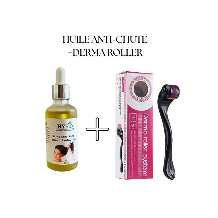 HUILE ANTI-CHUTE +DERMA ROLLER