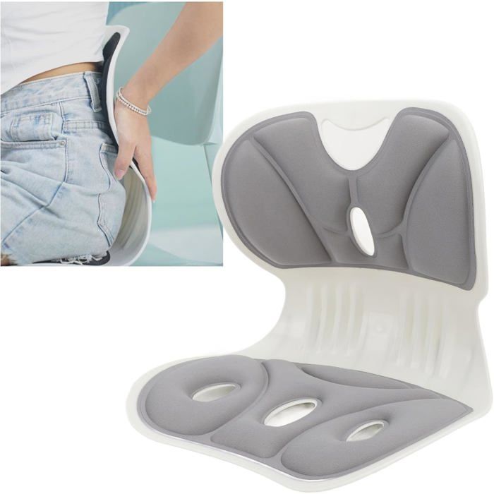 Coussin de siège ergonomique en forme de pétale pour chaise de bureau, soutien lombaire et dorsal, pour voiture et bureau