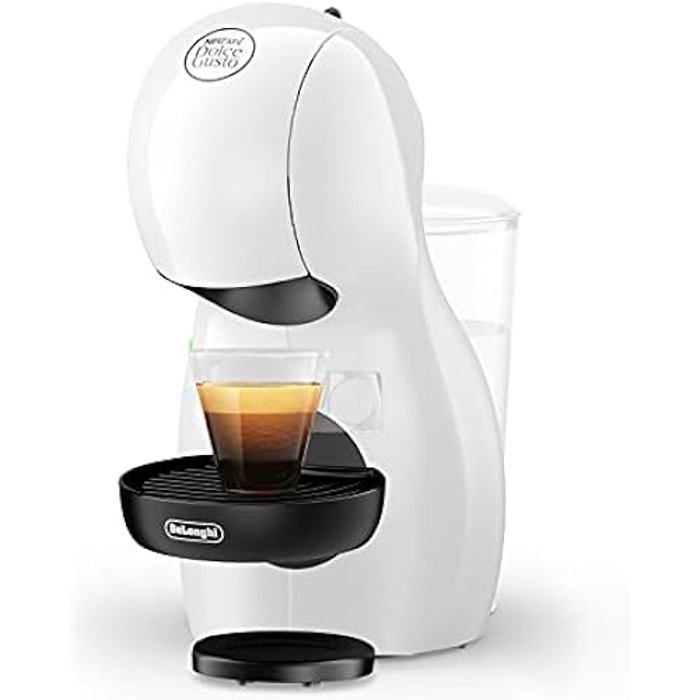 Cafetière à dosette - DE'LONGHI - Piccolo EDG110.WB - 0,8 L - 15 bar - Blanc noir
