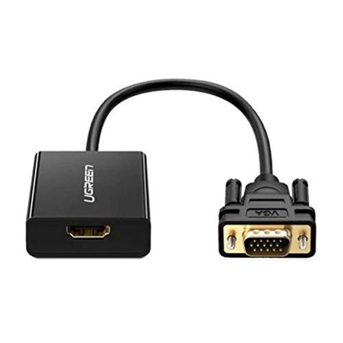 Adaptateur HDMI vers VGA - UGREEN - 60814 - Actif - Alimentation micro USB - Noir