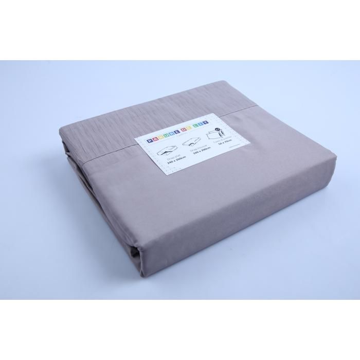 Parure de lit - GENERIC - Pintuck Microfiber - 240x260cm - 100% Polyester - Lavable