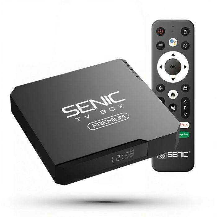 Box TV SENIC SC-300+ Android 4K  Streaming et Applications