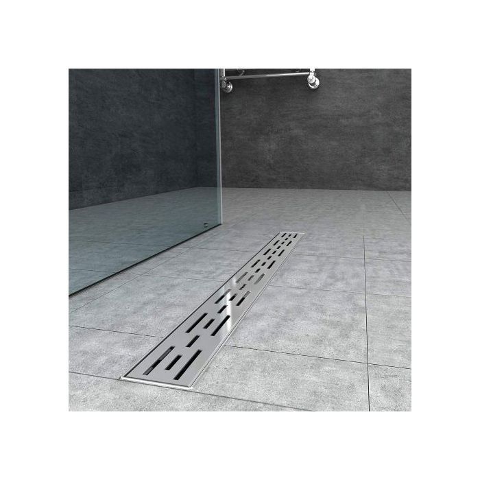 caniveau de douche  en Acier Inoxydable avec clapet Anti-Retour Anti-Odeur 50cm