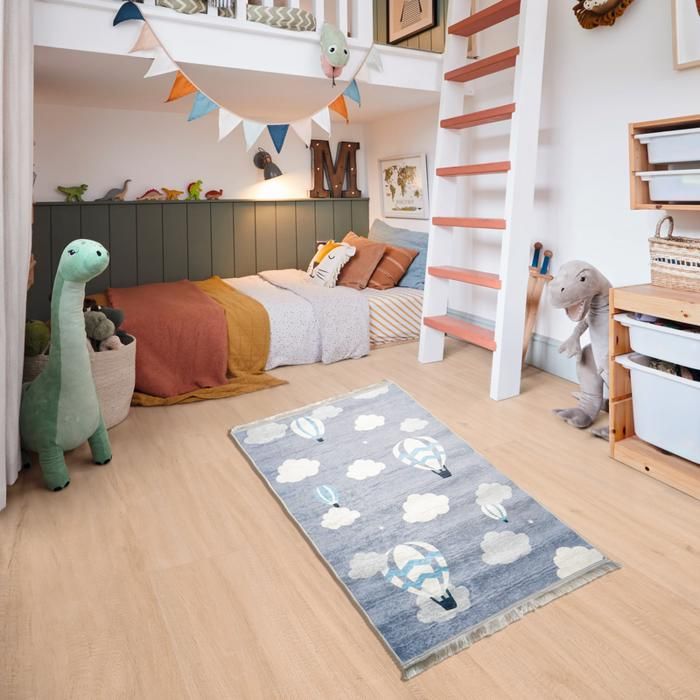 Tapis de sol - A3 HOME - Easy Mama - 100x150 cm - Multicolore - Motifs interactifs