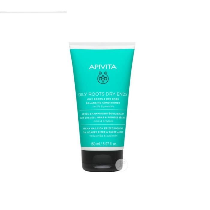 apivita apres shampoing pour racines grasses et pointes seches150ml