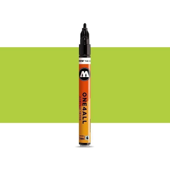 MARQUEUR PEINTURE ACRYLIQUE ONE4ALL - 2 mm - 221-Vert Sauterelle-19