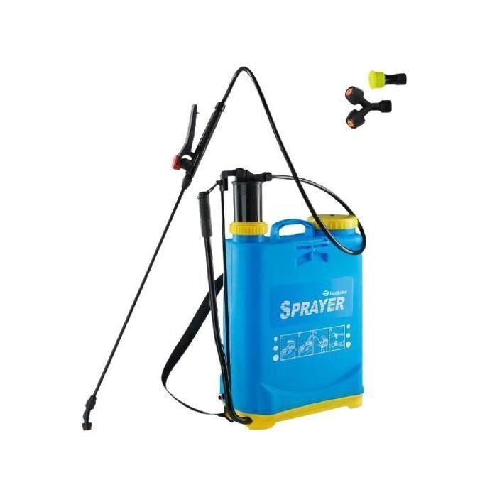 Pulvérisateur à dos - SPRAYER - 16 Litres - Plastique durable - Arrosage jardin - Lance et buse