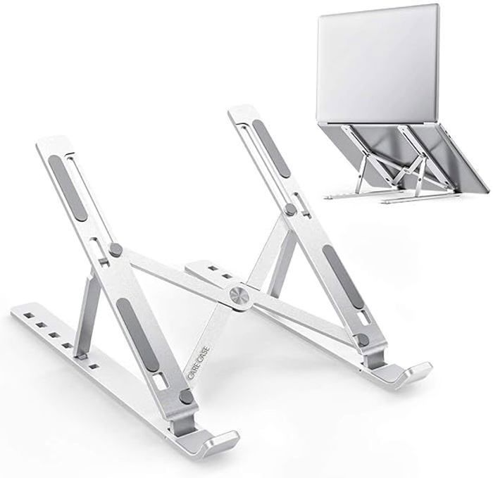 Support créatif pliable pour ordinateur portable avec cadre en métal réglable en hauteur