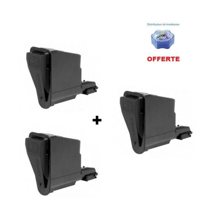 3 x Toner TK-1110 pour FS-1120 MFP, FS-1040.. ( distributeur trombones offert )