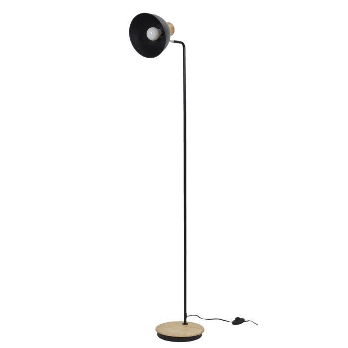 Lampadaire Industriel "Jarred" 145cm Noir