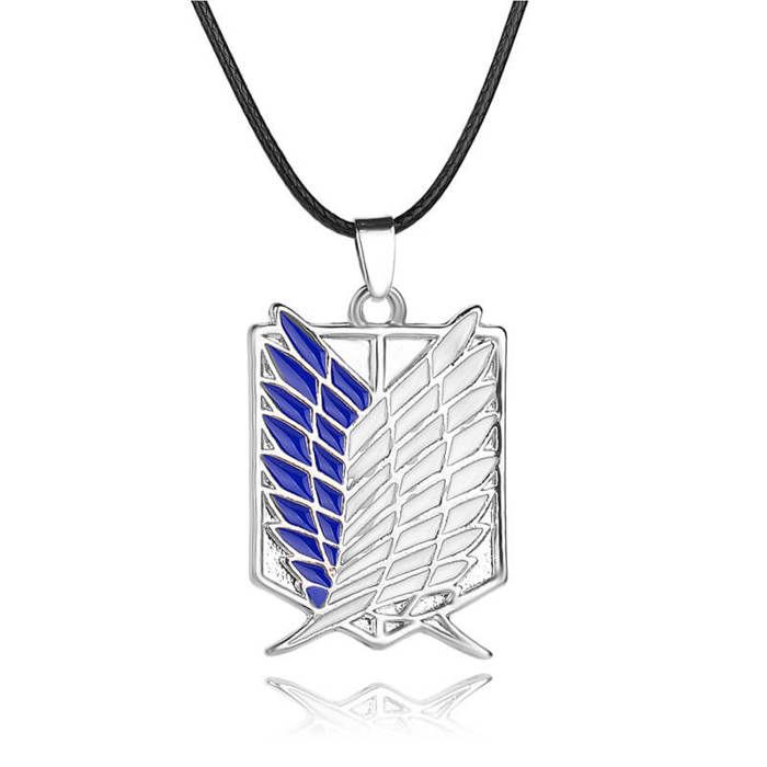 Collier Pendentif anime attack on titan pour hommes & femmes