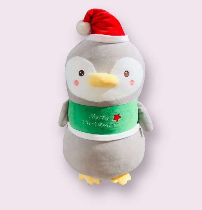 Green sitting penguin Christmas doll-50cm
