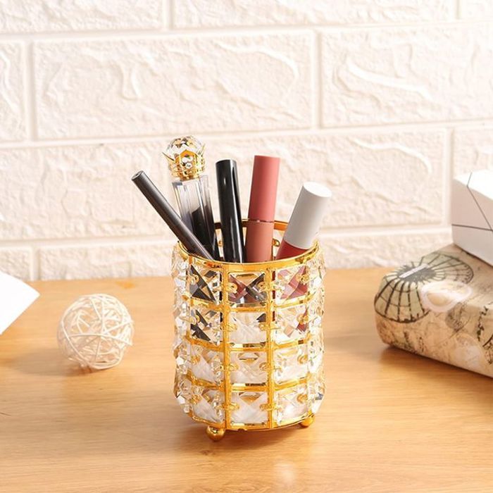 Porte-pinceaux de maquillage, organisateur pour chambre à coucher, bureau ou hôtel.