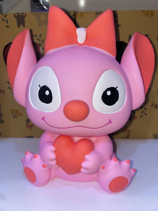 Tirelire - Lilo & Stitch - Angel - Rose - Enfant - Rond