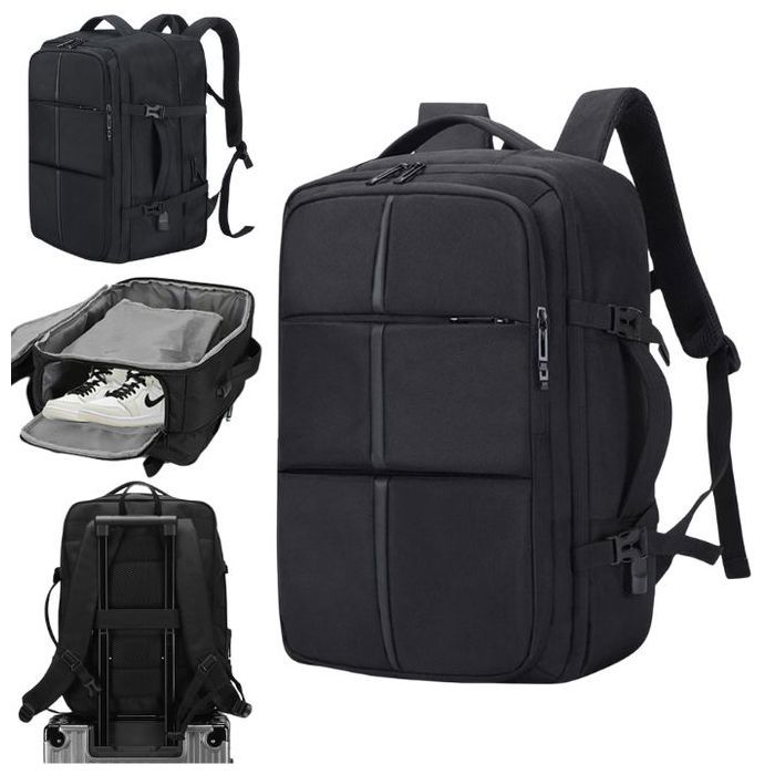 Sac à dos - GENERIC - Cartable de voyage - Compatible PC jusqu'à 17,6 pouces - Matériau durable - Mixte